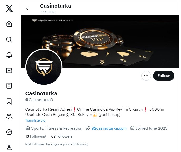 Casinoturka Twitter